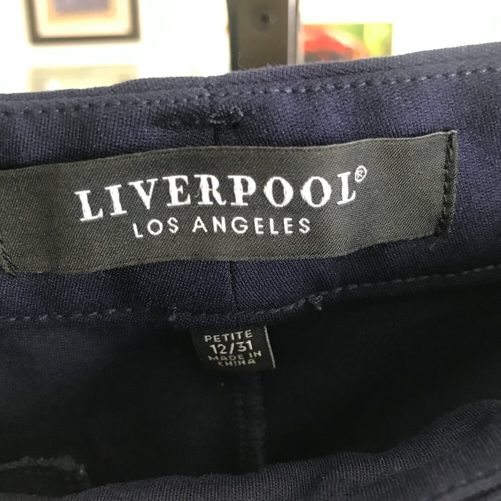 LIVERPOOL size Petite 12 / 31 Kelsey Ponte Knit Trouser Super Stretch Ankle Cr - Picture 4 of 4